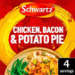 Schwartz Chicken, Bacon and Potato Pie Sachet 35g