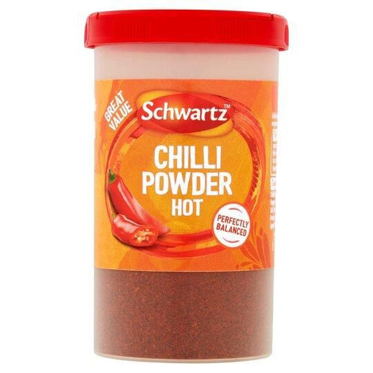 Schwartz Hot Chilli Powder Jar 85g