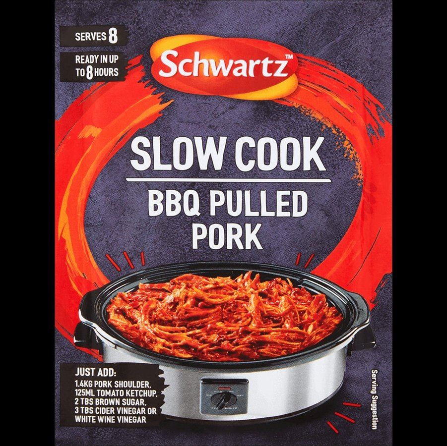 Schwartz Slow Cookers BBQ Pulled Pork Sachet 35g