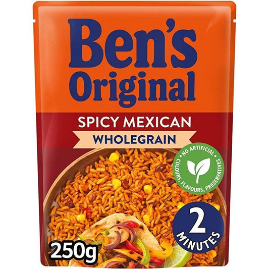 Ben's Original Wholegrain Spicy Mexican Microwave Rice 250g
