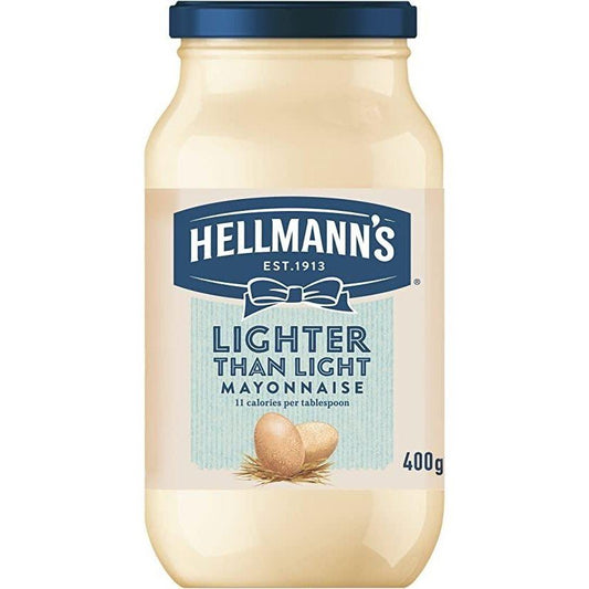 Hellmann's Lighter Than Light Mayonnaise Jar 400g