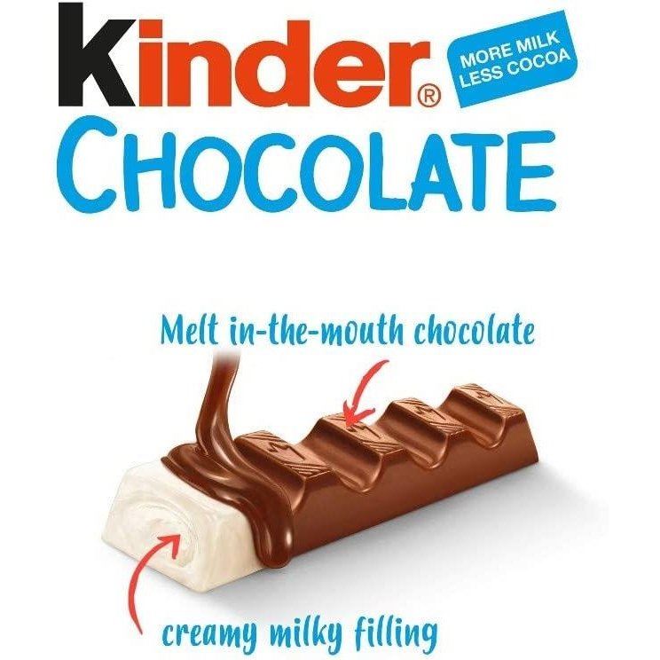 Kinder Chocolate 8 Pack 100g