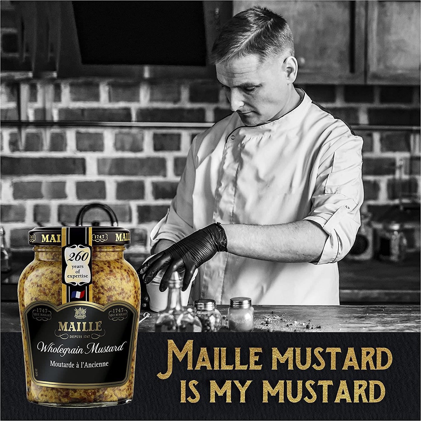 Maille Wholegrain Mustard 210g