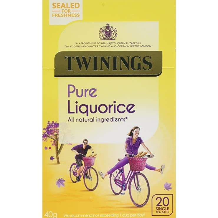 Twinings Pure Liquorice Tea Bags 20 Pack 40g