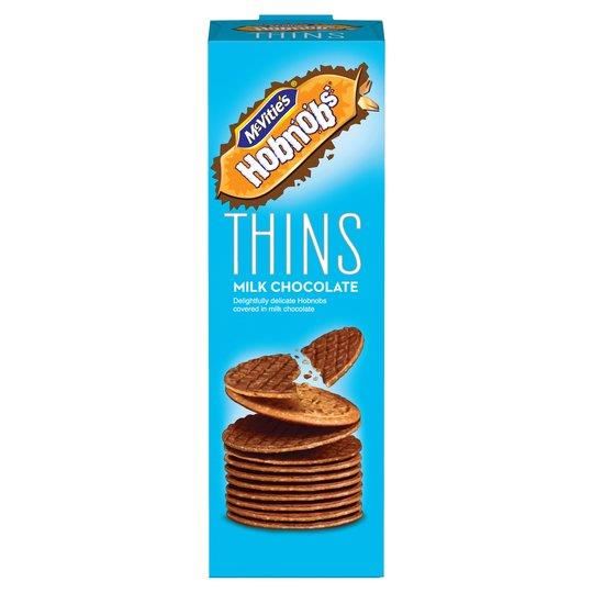 McVitie's Hobnobs Thins Milk Chocolate 170g