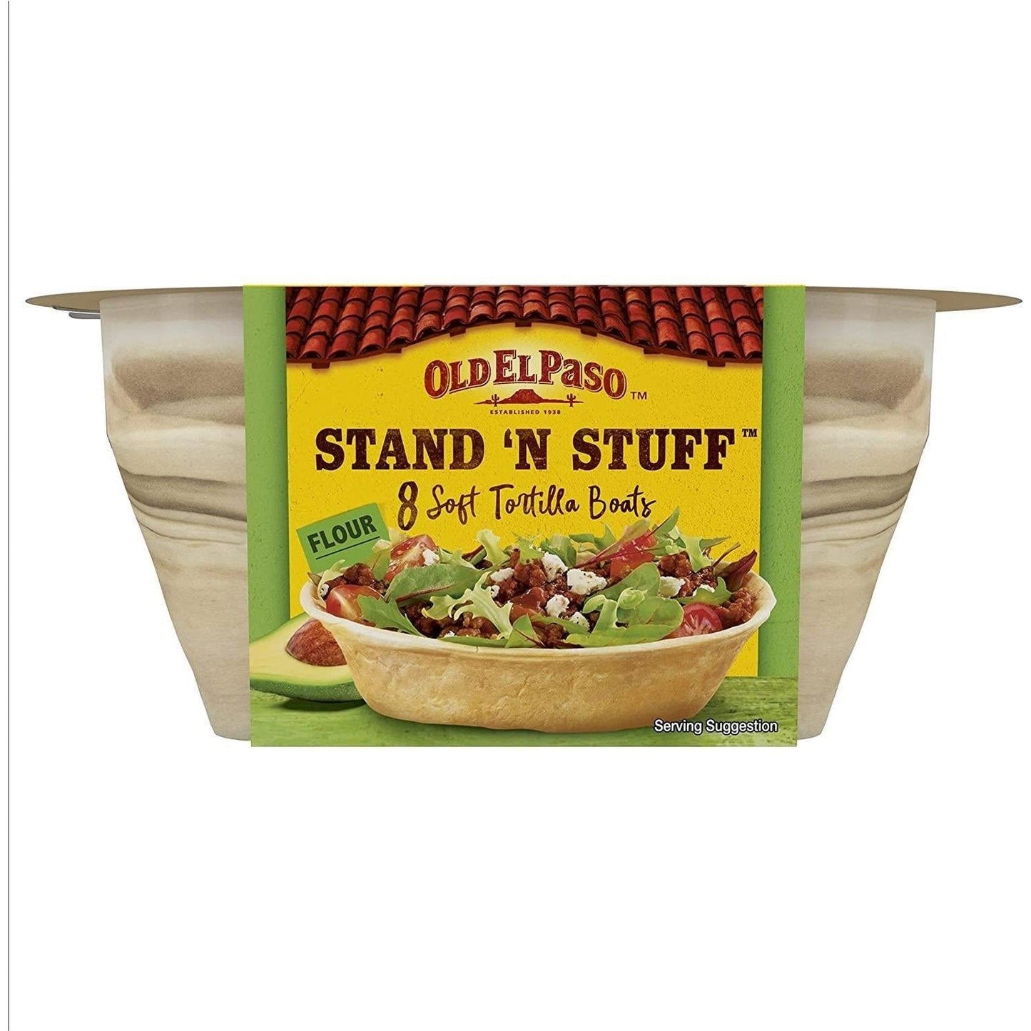 Old El Paso Stand n Stuff Tortilla Boats 8 Pack 193g
