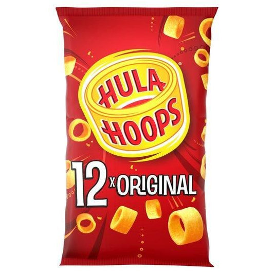 KP Hula Hoops Original Crisps 12 Pack 24g