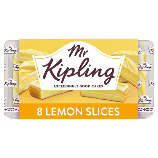 Mr Kipling Lemon Slices 8 Pack 264g