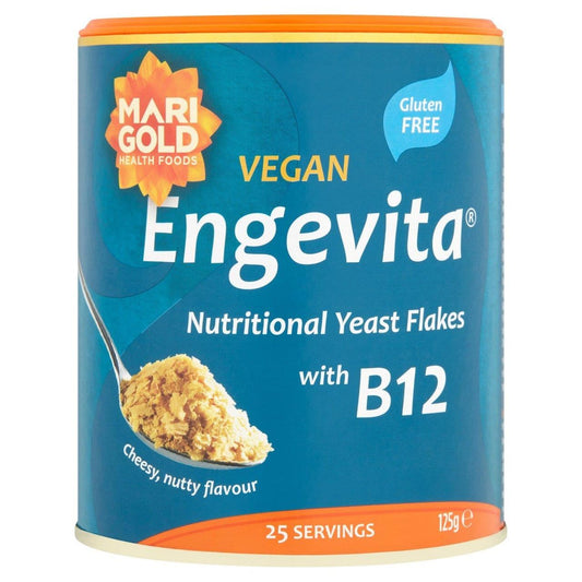Marigold Engevita Vegan Yeast Flakes B12 Tin 125g