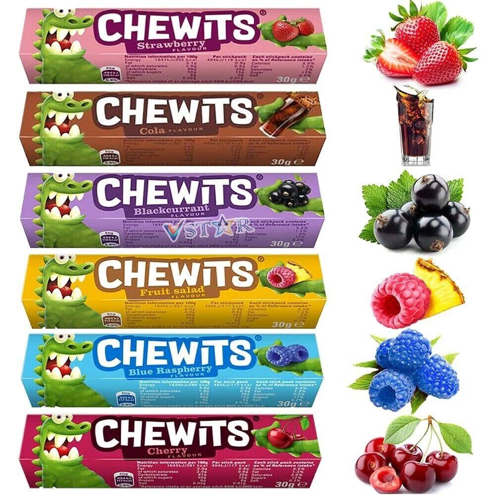 Chewits Cola Flavour Sweets 30g