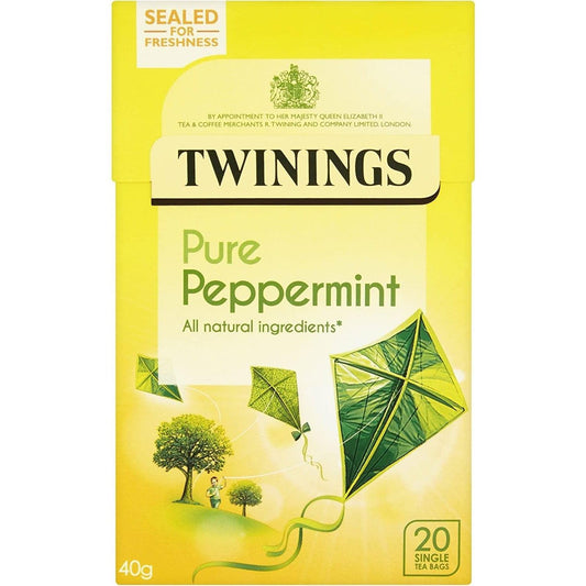 Twinings Pure Peppermint Tea Bags 20 Pack 40g