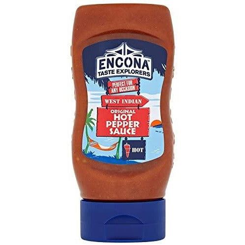 Encona West Indian Hot Pepper Sauce Squeezy 285ml