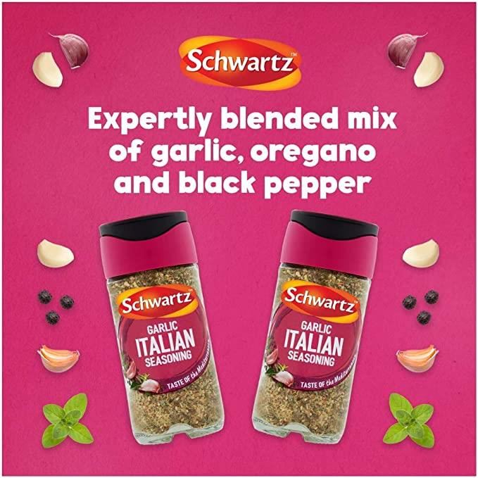 Schwartz Garlic Italian Seasoning Jar 43g