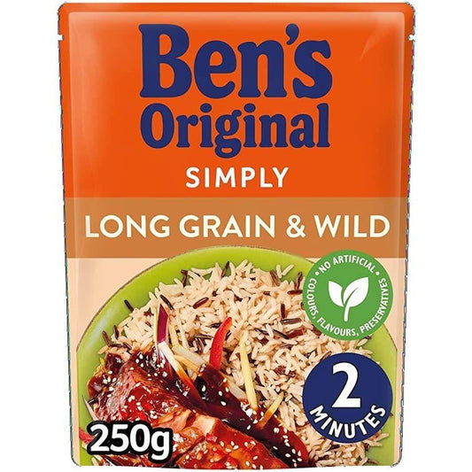Ben's Original Long Grain & Wild Microwave Rice 250g