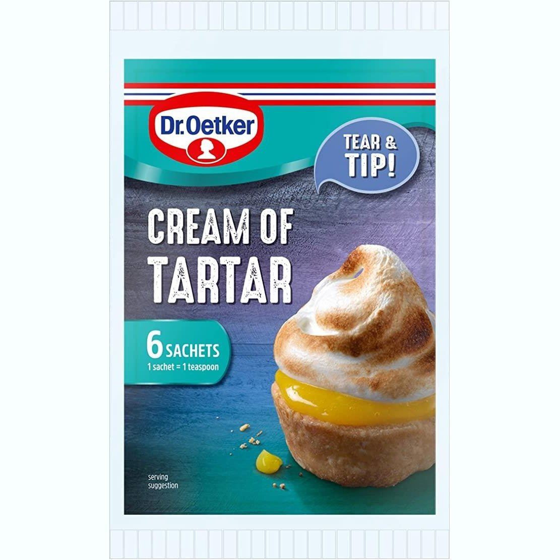Dr Oetker Cream of Tartar 6 Sachets 30g