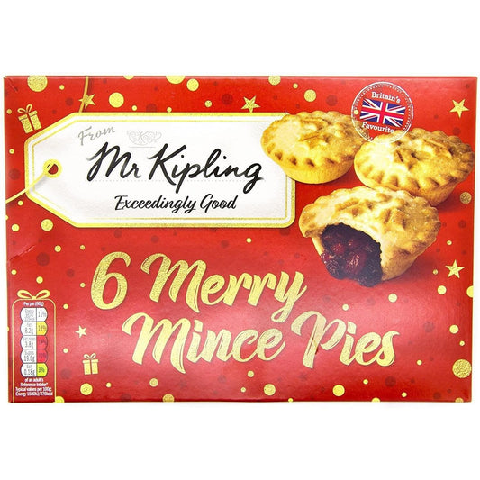 Mr Kipling Mince Pies 6 Pack 360g