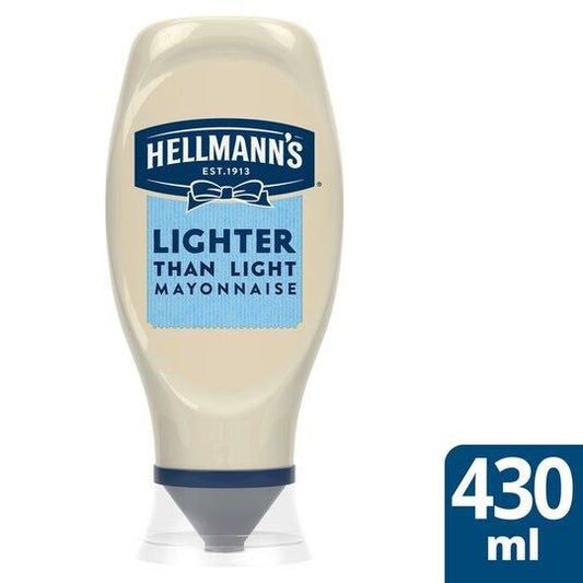 Hellmann's Lighter Than Light Mayonnaise Squeezy 430ml