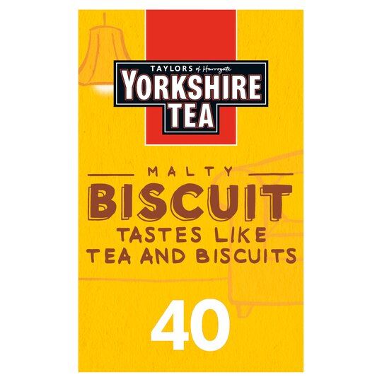 Yorkshire Tea Malty Biscuit Brew 40 Teabags 112g