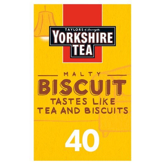 Yorkshire Tea Malty Biscuit Brew 40 Teabags 112g