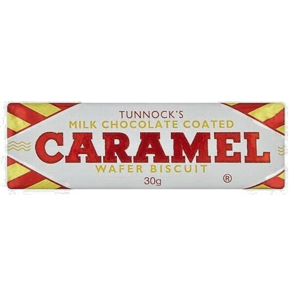 Tunnock's Milk Chocolate Caramel Wafer Bar 30g