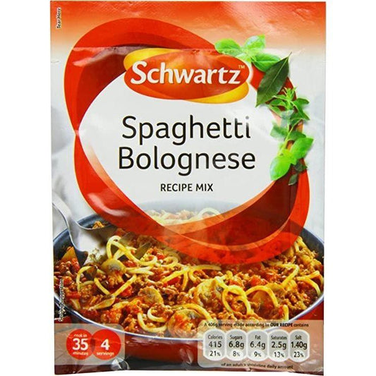 Schwartz Spaghetti Bolognese Recipe Mix Sachet 40g