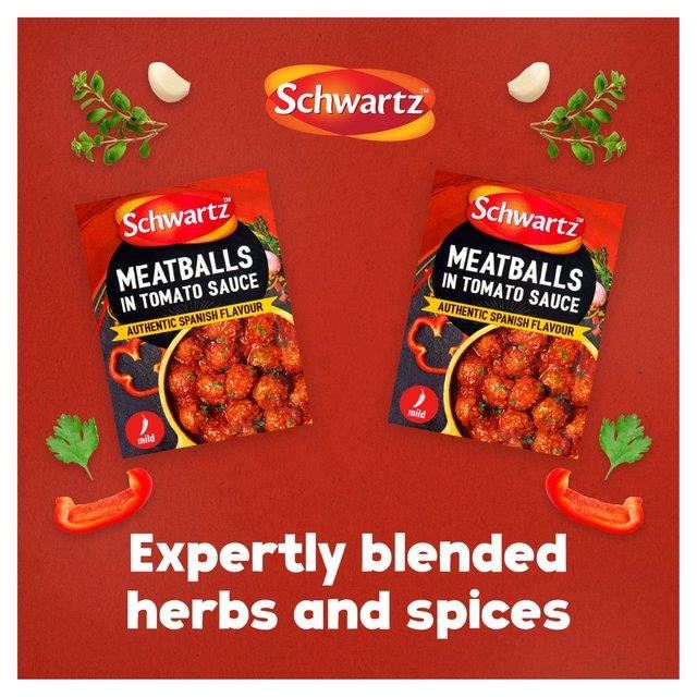 Schwartz Authentic Spanish Meatballs in tomato sauce Sachet 30g