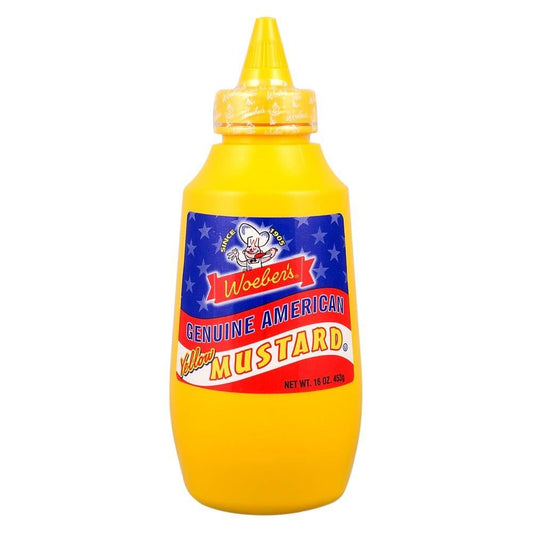 Woeber's American Yellow Mustard Jar 453g