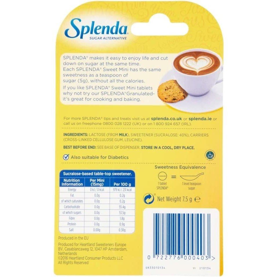 Splenda Zero Calorie Mini Sweetener 500 Pack