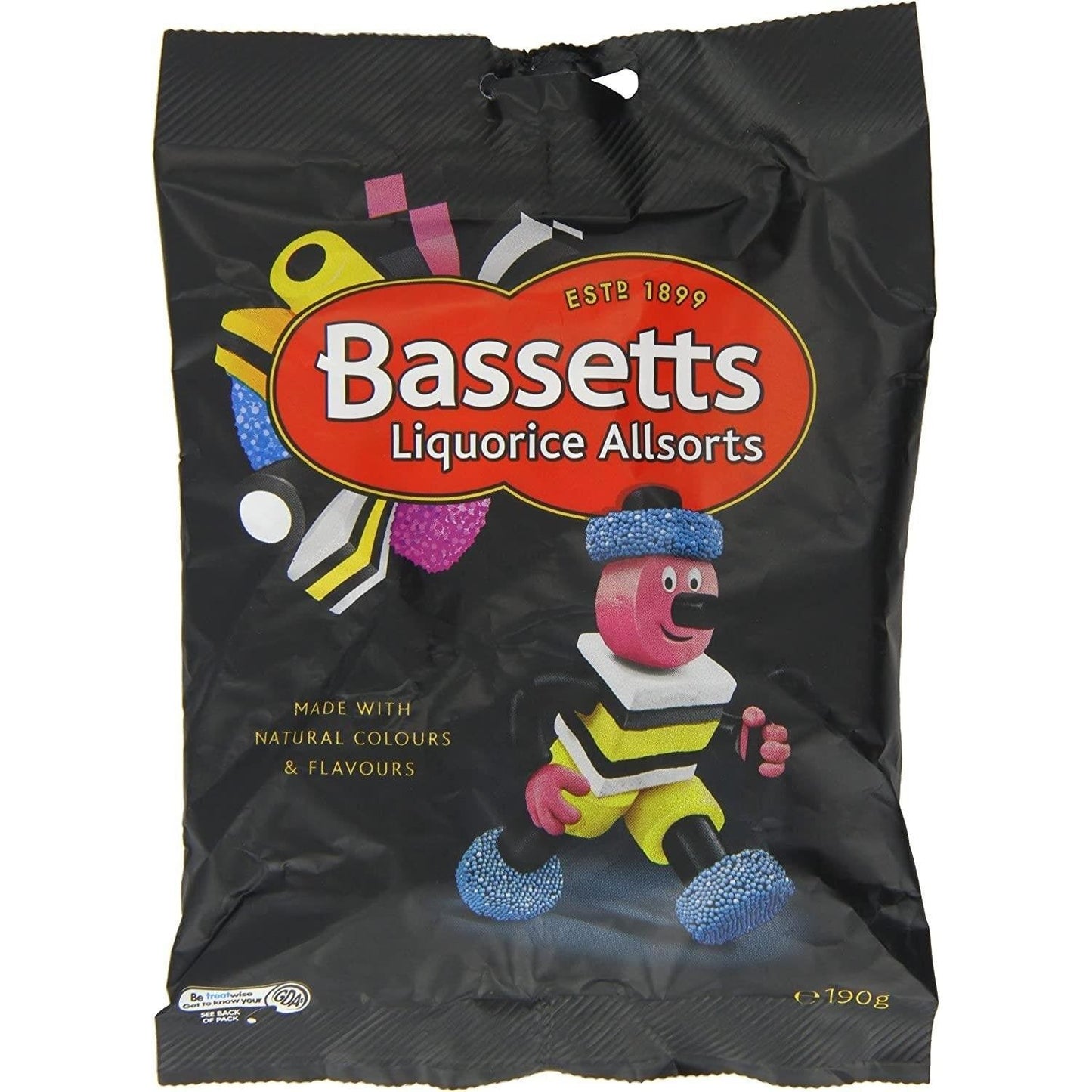 Maynards Bassetts Liquorice Allsorts Bag 190g