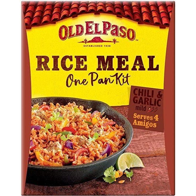 Old El Paso Rice Meal Chili & Garlic 355g