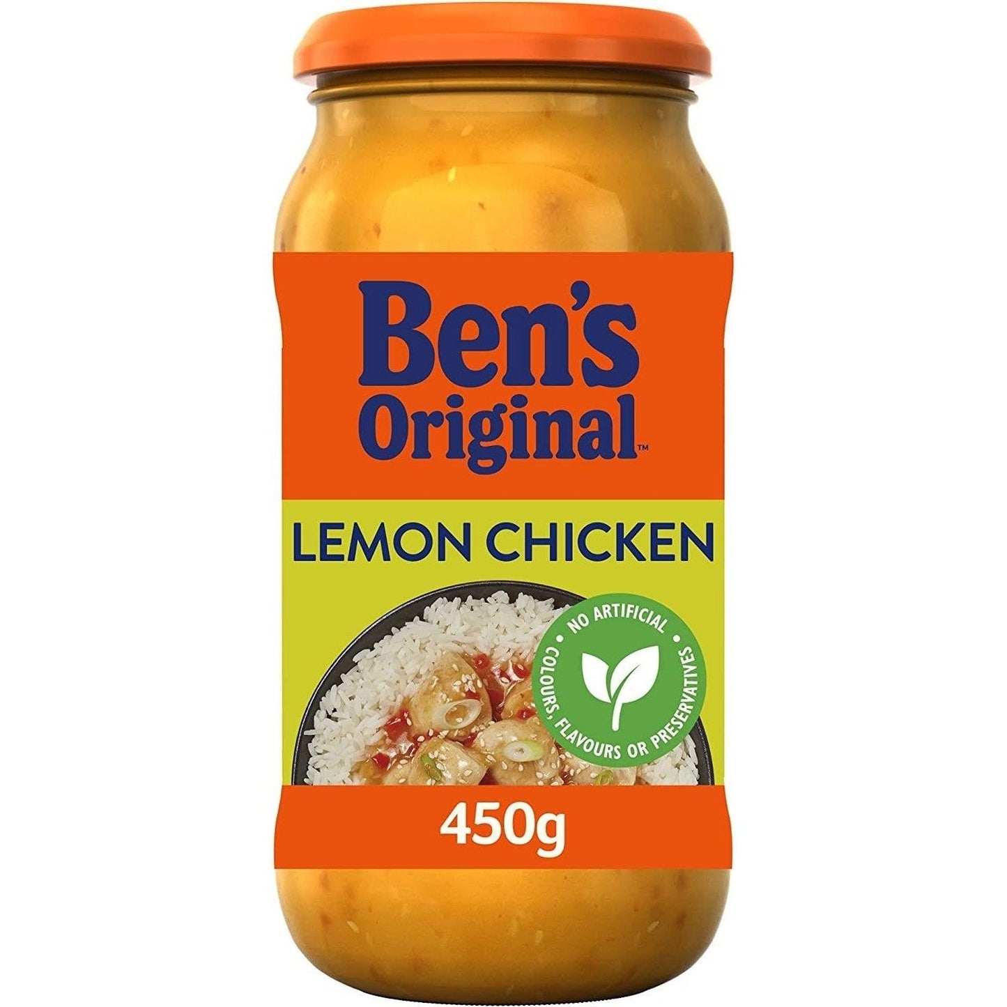 Ben's Original Lemon Chicken Sauce Jar 450g