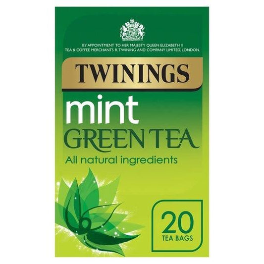 Twinings Mint Green Tea Bags 20 Pack 40g