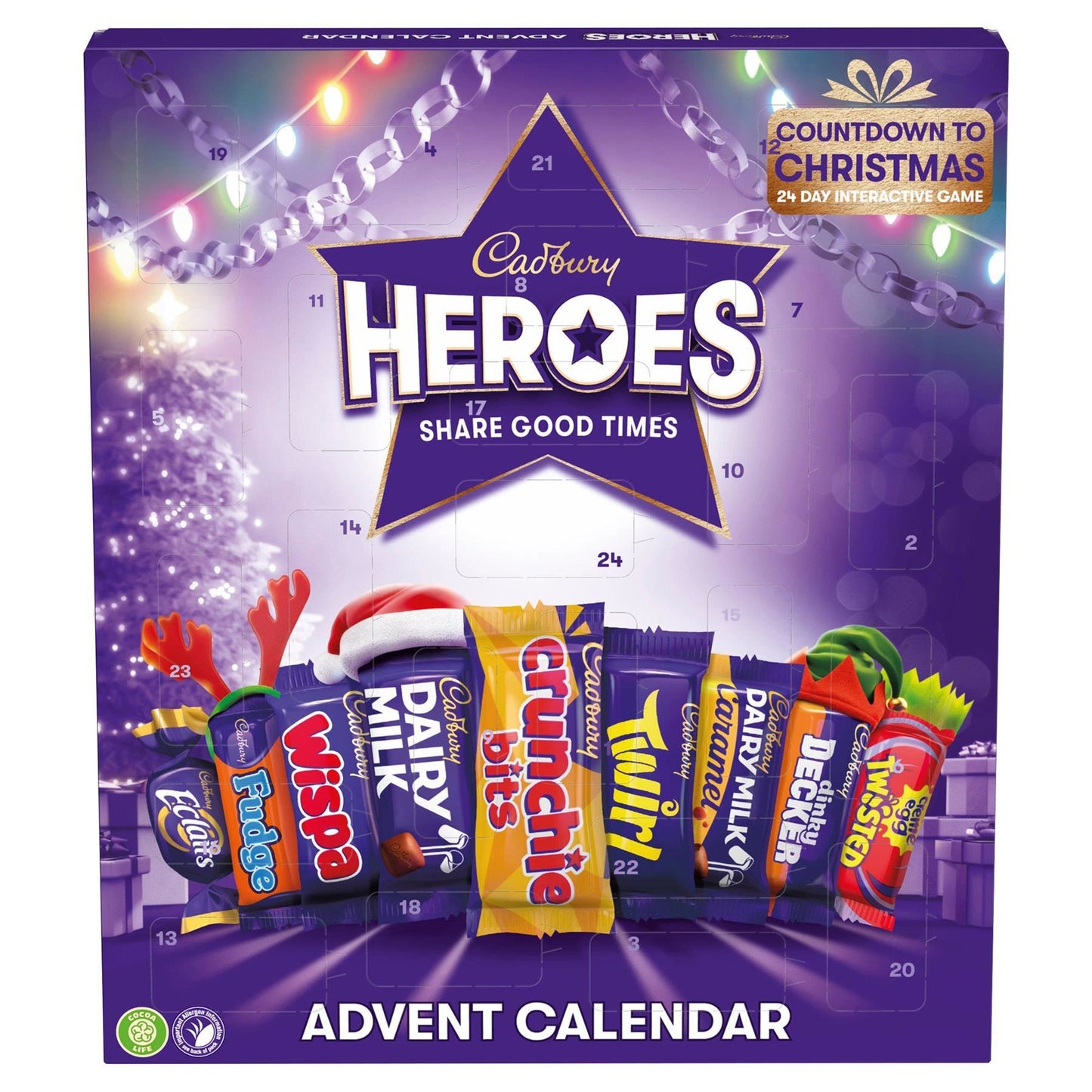 Cadbury Heroes Advent Calendar 232g