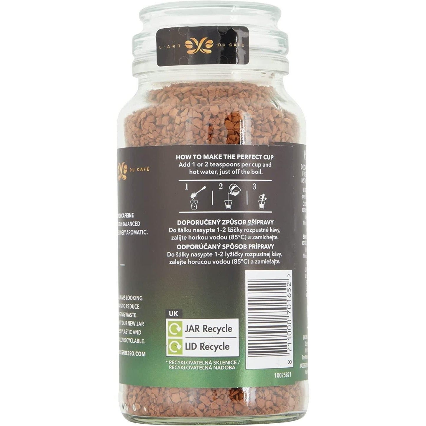 L'or Decafeine Coffee Jar 100g