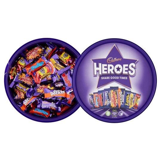 Cadbury Heroes Chocolate Tub 600g