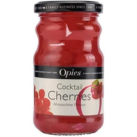 Opies Cocktail Cherries Maraschino Jar 225g