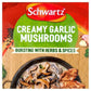Schwartz Creamy Garlic Mushrooms Sachet 35g