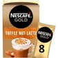Nescafe Gold Toffee Nut Latte 8 Pack 156g