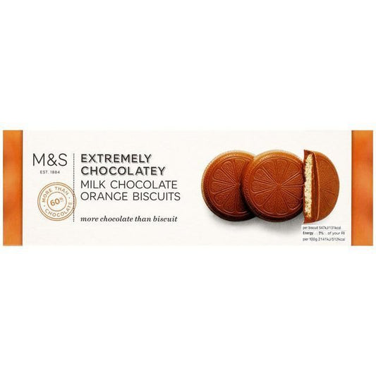 M&S Extremely Chocolatey Orange Biscuits 230g