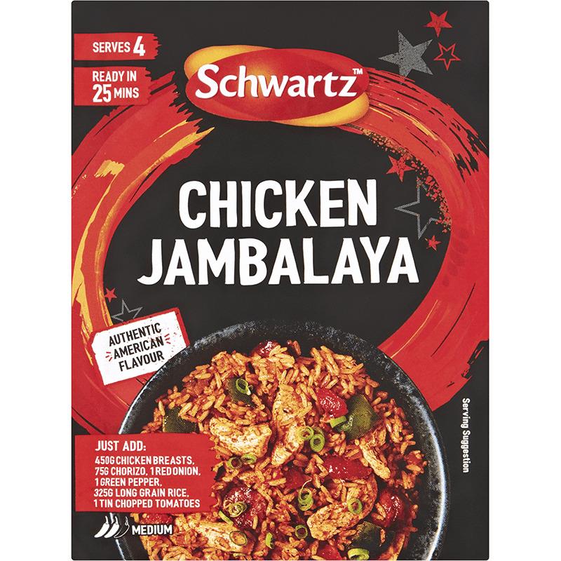 Schwartz Chicken Jambalaya Sachet 35g