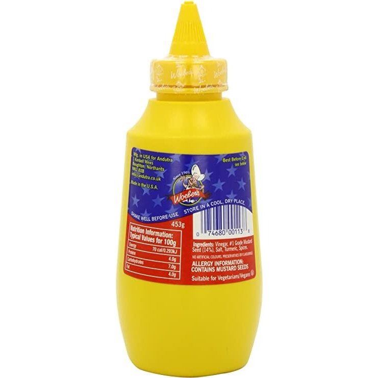 Woeber's American Yellow Mustard Jar 453g