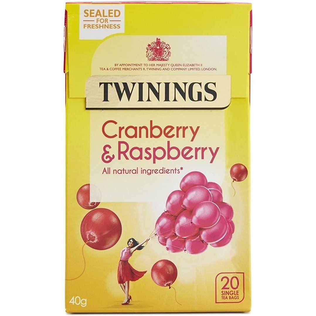 Twinings Cranberry & Raspberry Tea Bags 20 Pack 40g