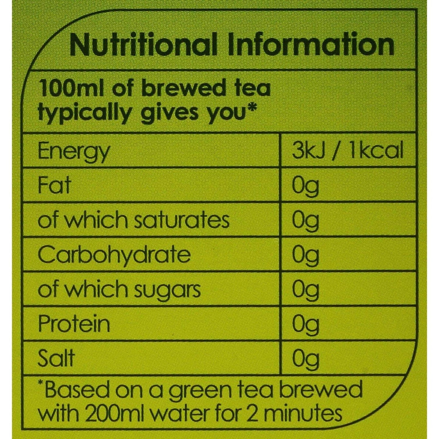 Twinings Decaffeinated Pure Green Tea Bags 20 Pack 35g