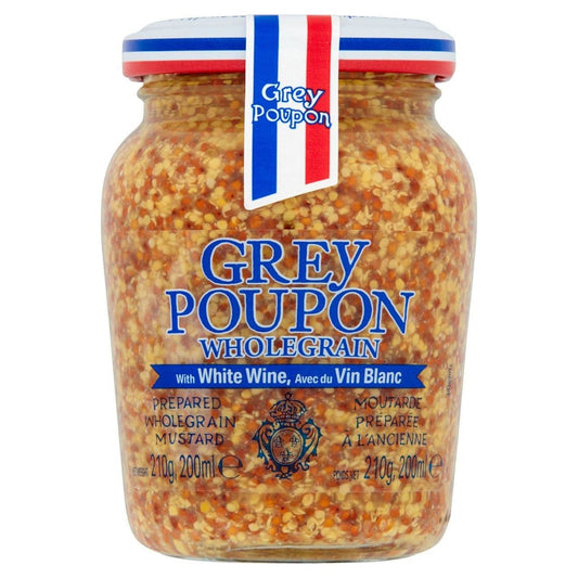 Grey Poupon Wholegrain Mustard Jar 210g