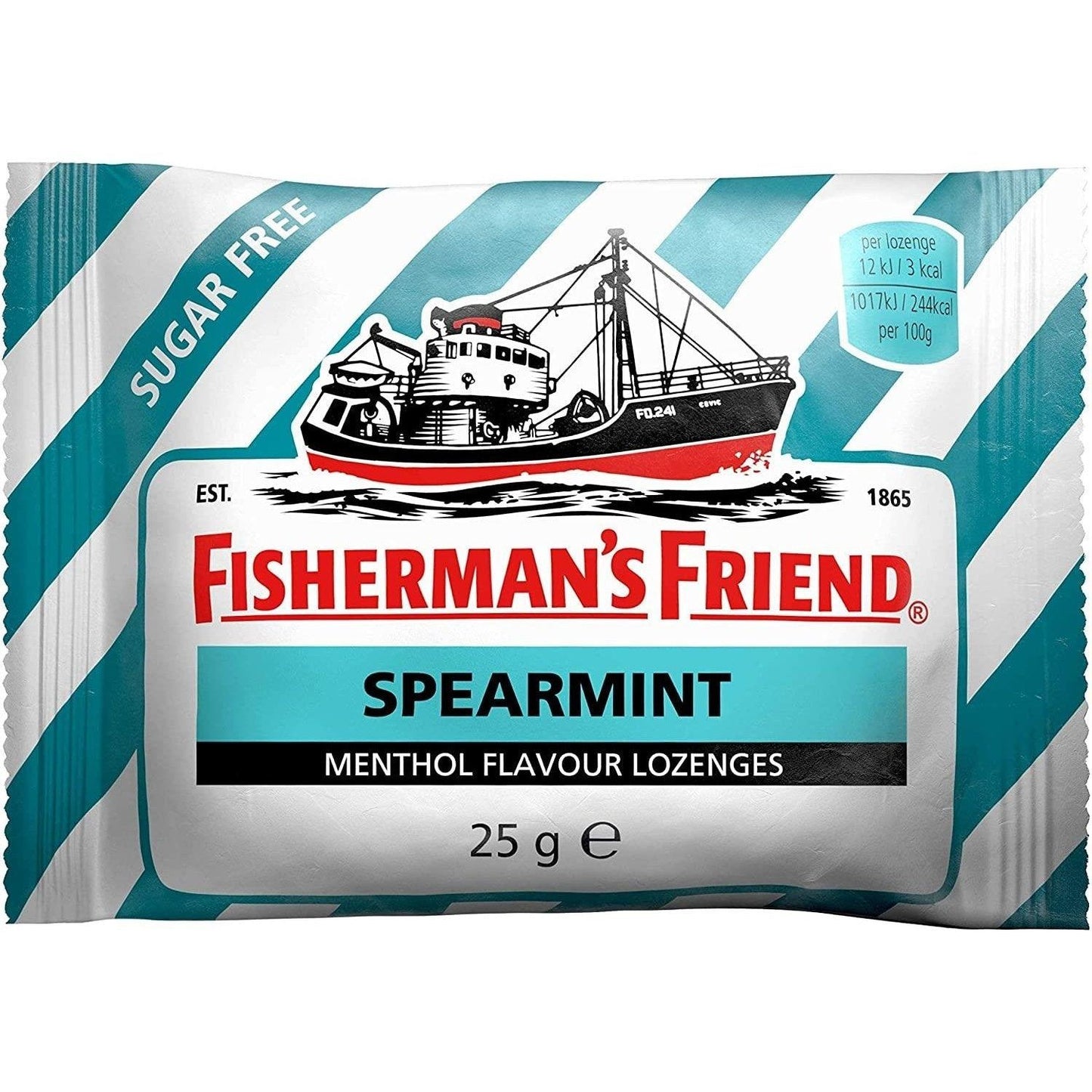 Fisherman's Friends Spearmint Sugar Free Lozenges 25g