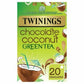 Twinings Chocolate Coconut Green Tea Bags 20 Pack 40g