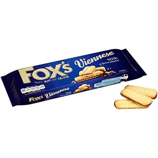 Fox's Viennese Milk Chocolate Biscuits 120g