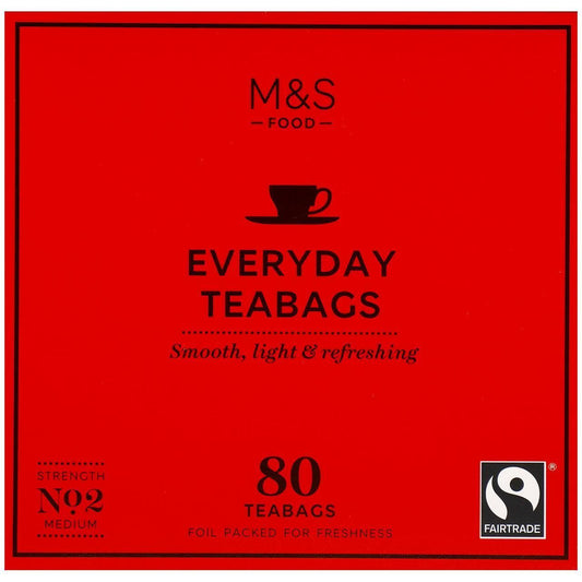 M&S Everyday TeaBags 80 Pack 250g