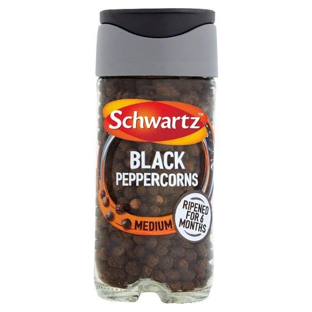 Schwartz Black Peppercorns Jar 35g