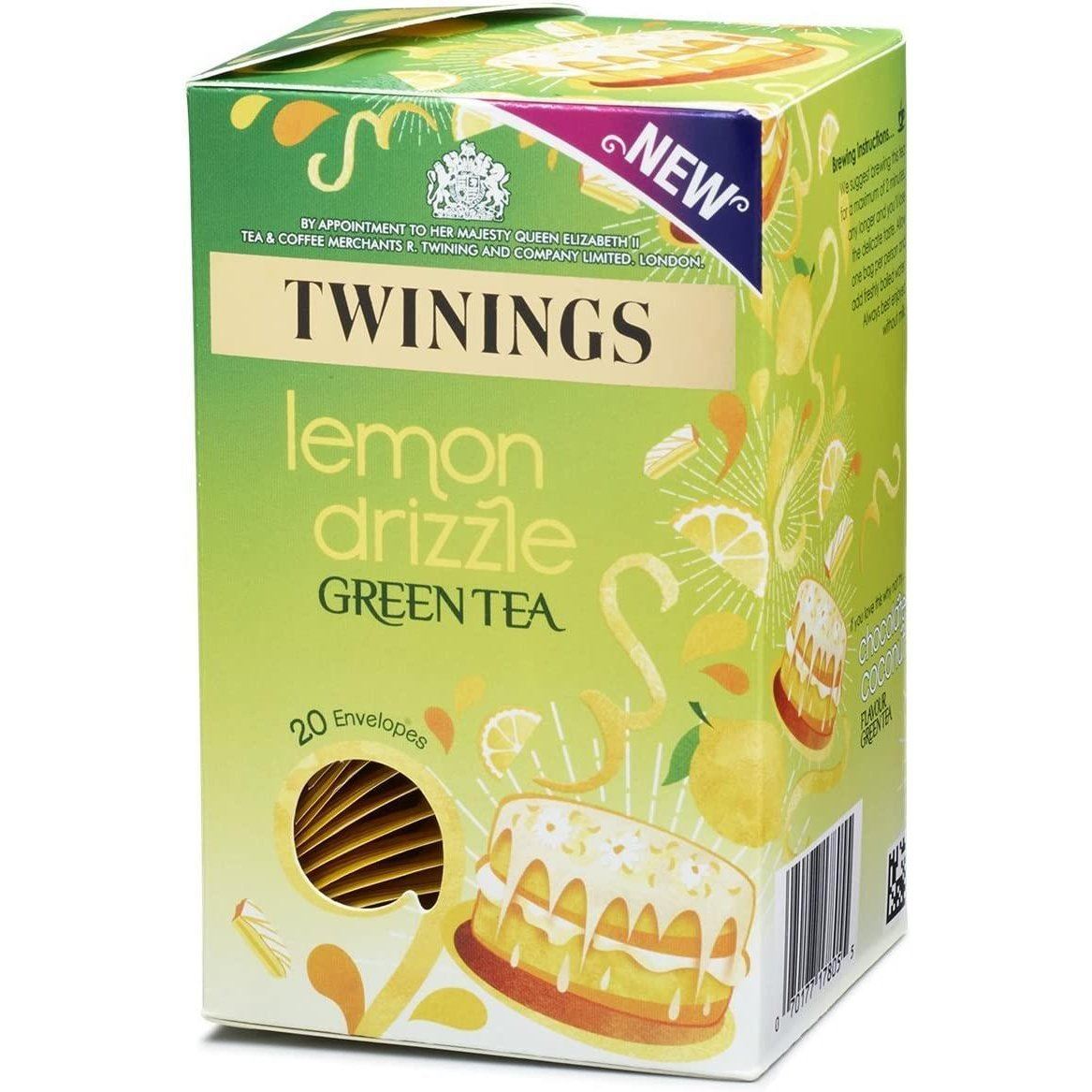 Twinings Lemon Drizzle Green Tea Bags 20 Pack 40g